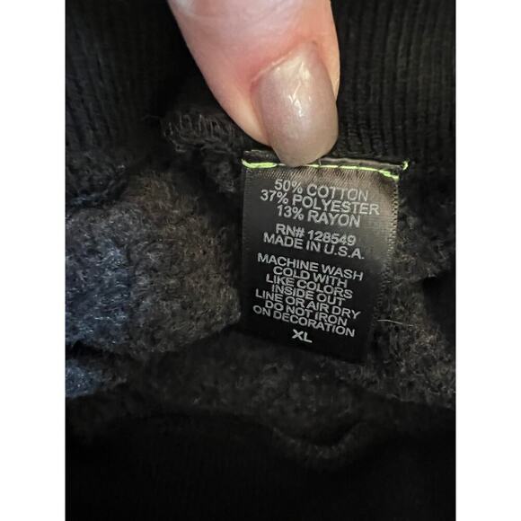 NWT Aviator Nation Rainbow Stripe Sweatpants, Black, XL - Picture 4 of 6